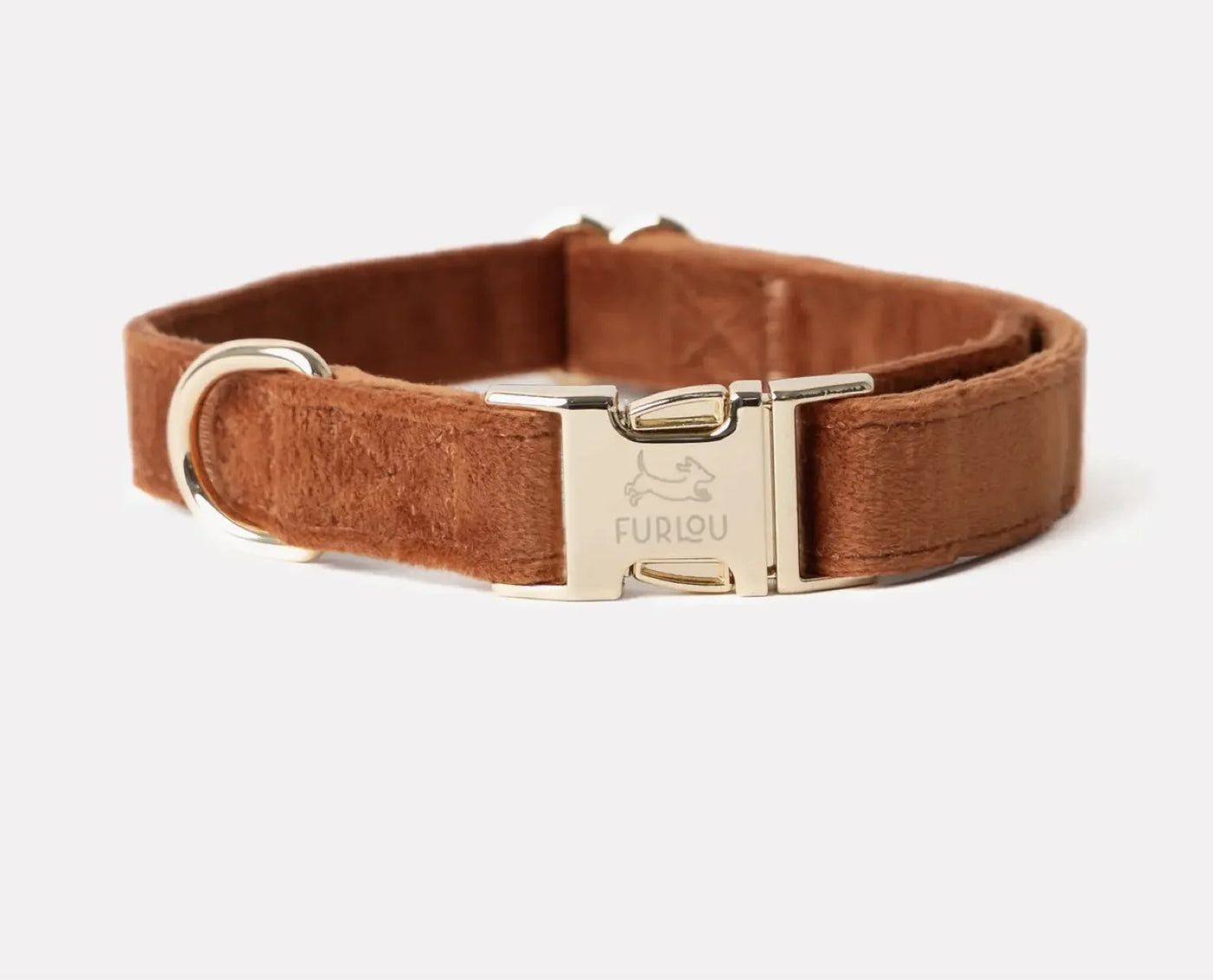 HealthyDog Furlou Samt Hundehalsband "clay"