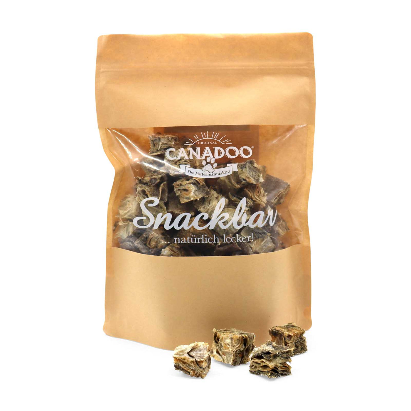 HealthyDog Canadoo natürliche Fischhautwürfel S