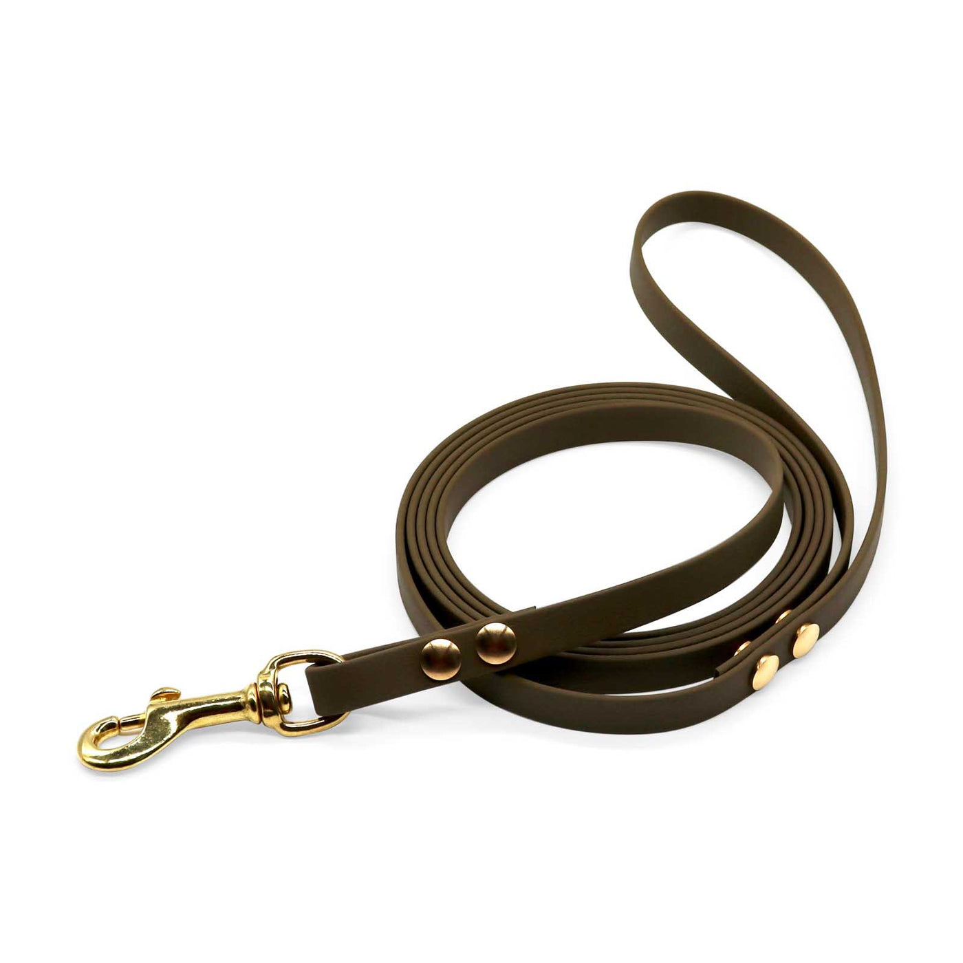 HealthyDog Biothane Leine "olive"