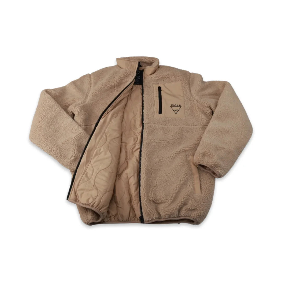 HealthyDog ISOLA Bearfleece Jacke beige