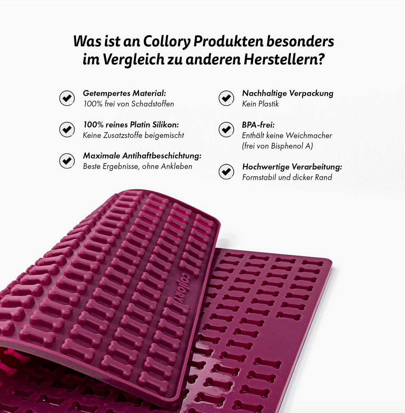 HealthyDog Collory Silikon Backform Knochen
