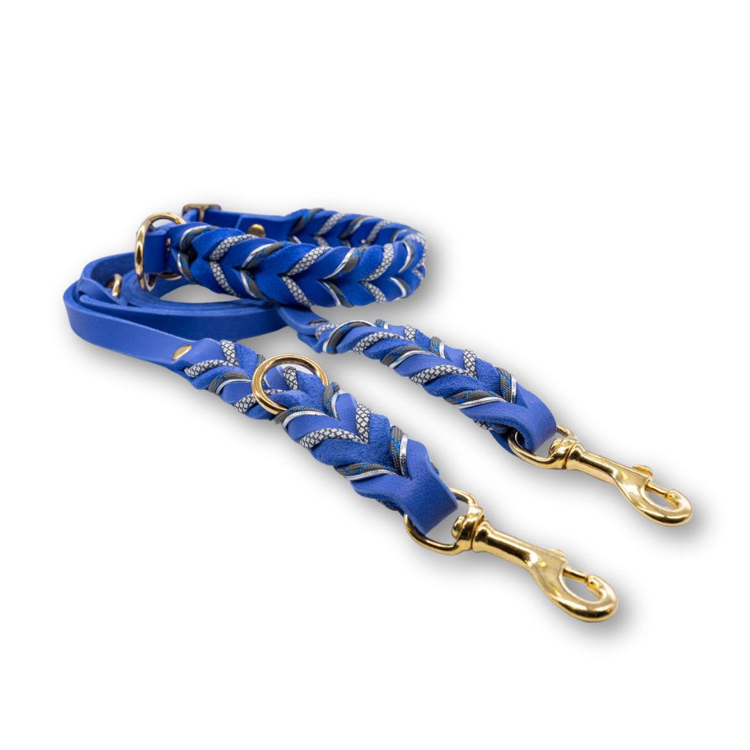 HealthyDog Lederhalsband und Lederleine"Danilo"