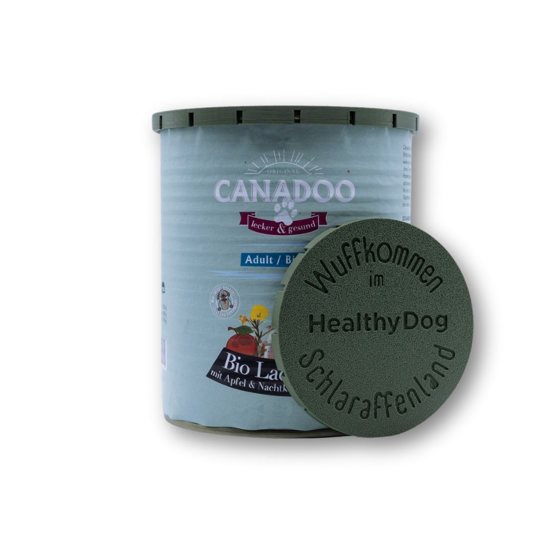HealthyDog Dosendeckel für Nassfutter "olivgrün"