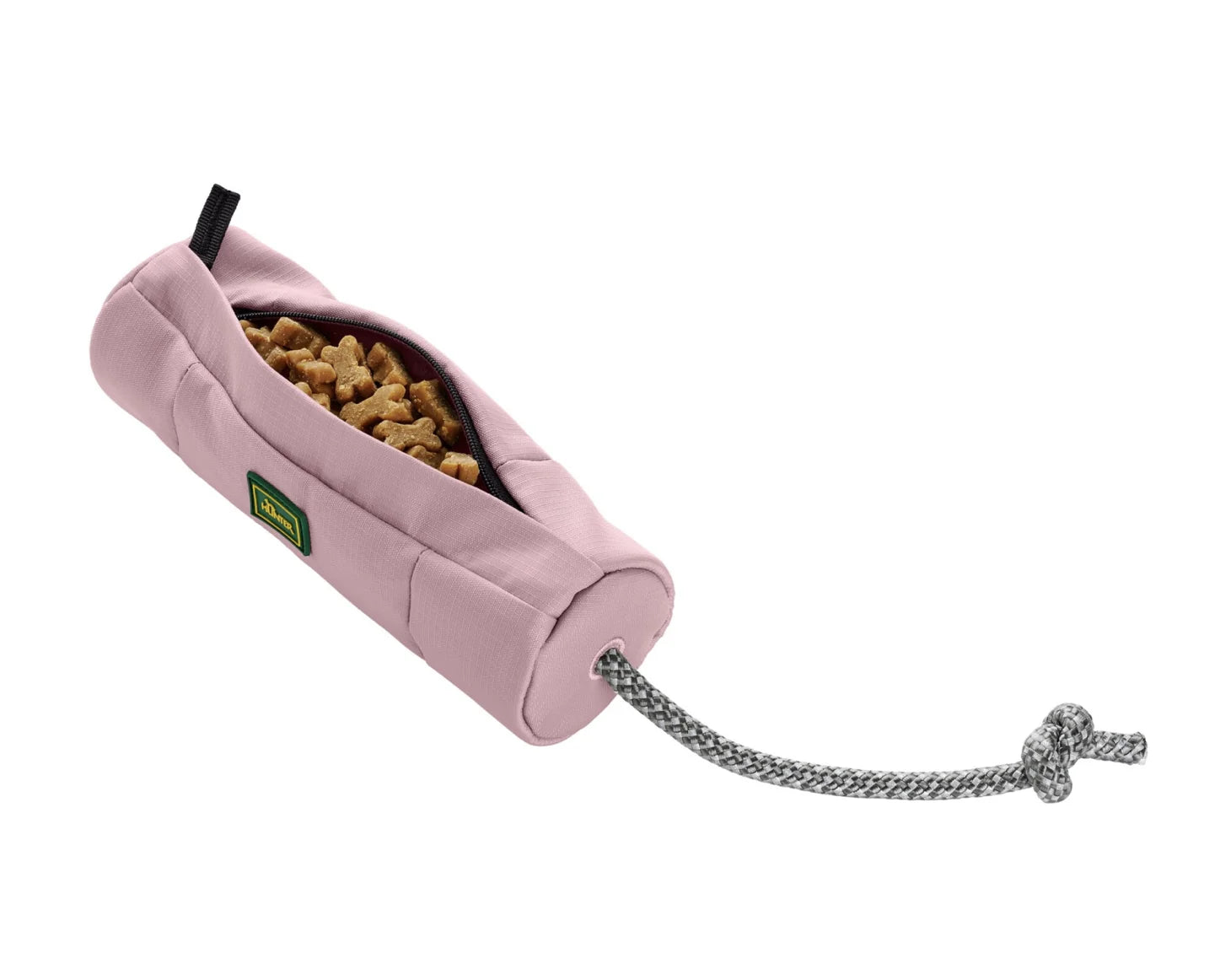 HealthyDog Hunter Trainer Snack Dummy mit Seil altrosa
