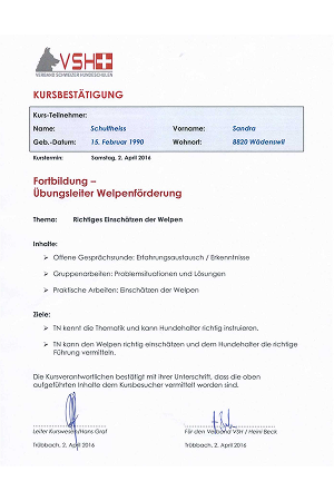 Zertifikate werden geladen