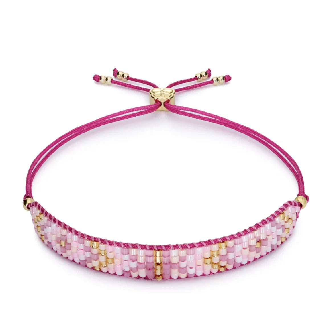HealthyDog Boho Betty Freundschaftsperlenarmband "pink"