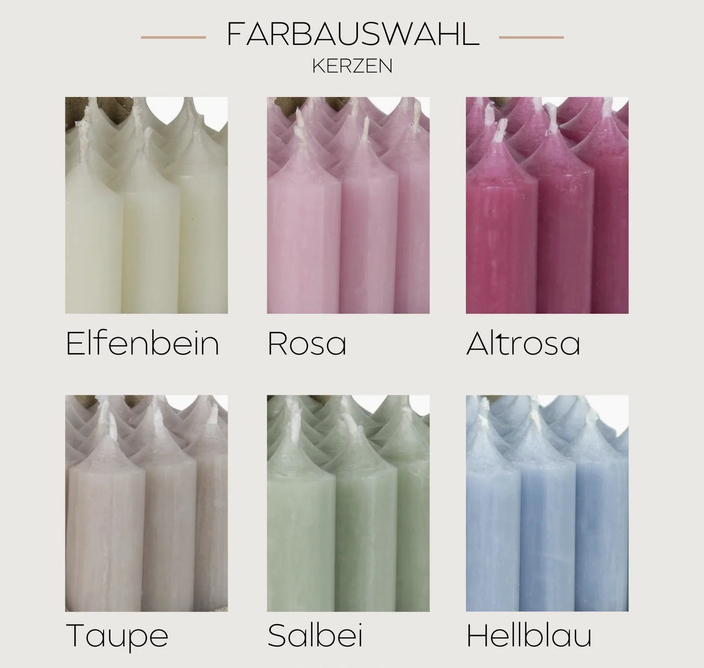 HealthyDog isaMi Kerzenset Farbauswahl