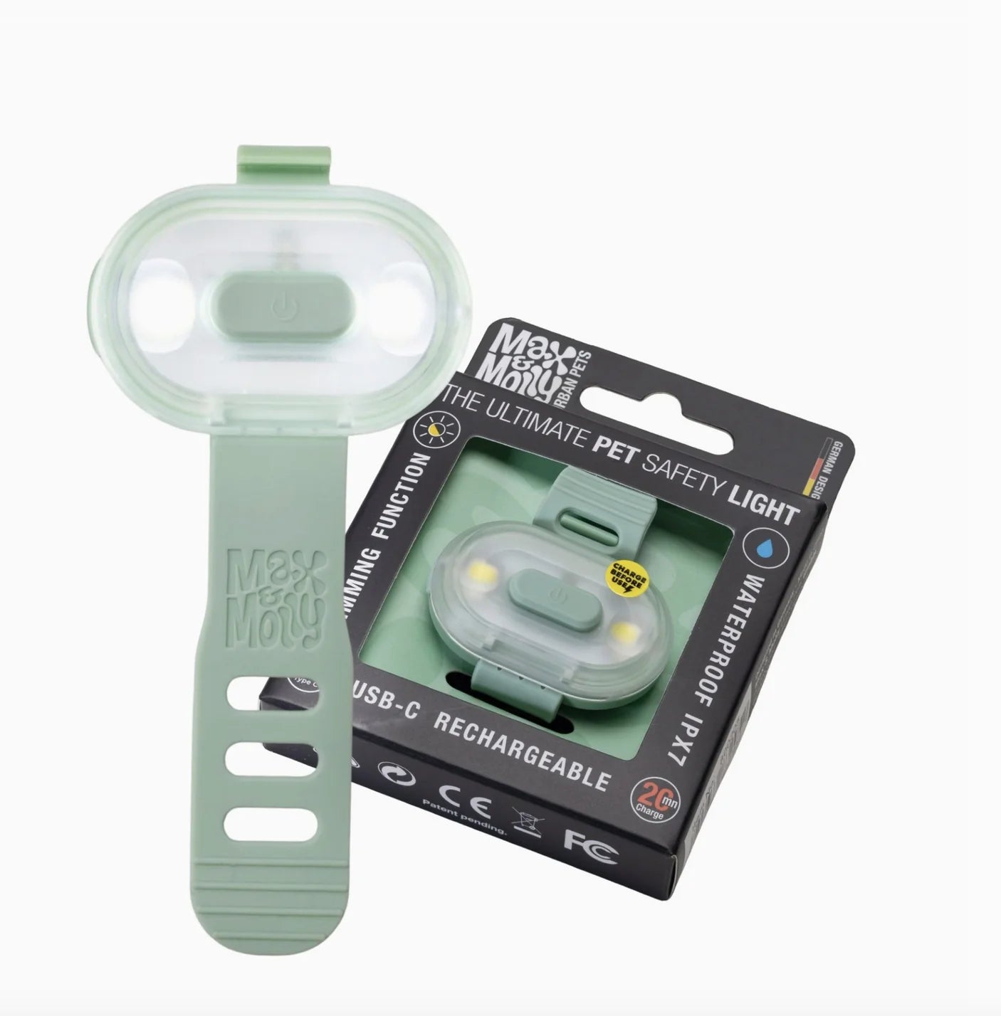 Max & Molly Matrix 2.0 Ultra LED Sicherheitslicht jade