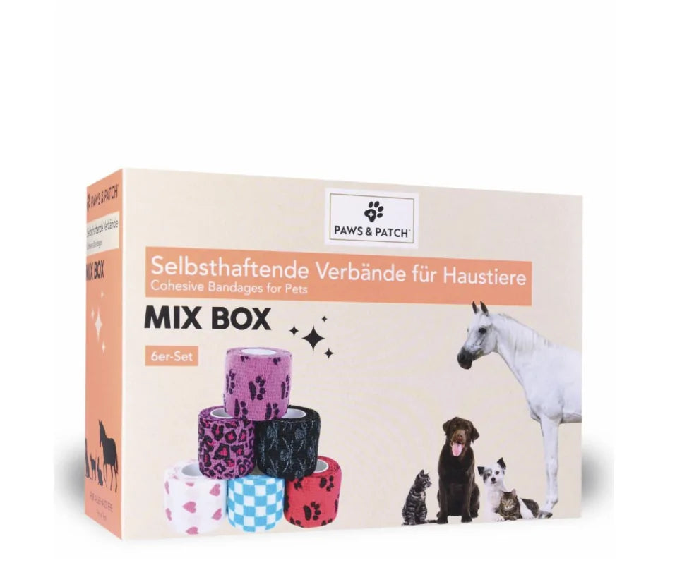 HealthyDog Paws & Patch Selbsthaftende Verbände für Haustiere