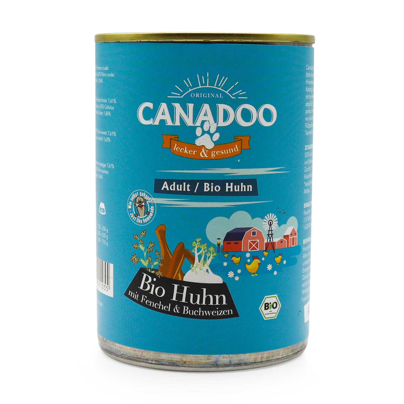 Canadoo Adult Bio Huhn mit Fenchel & Buchweizen