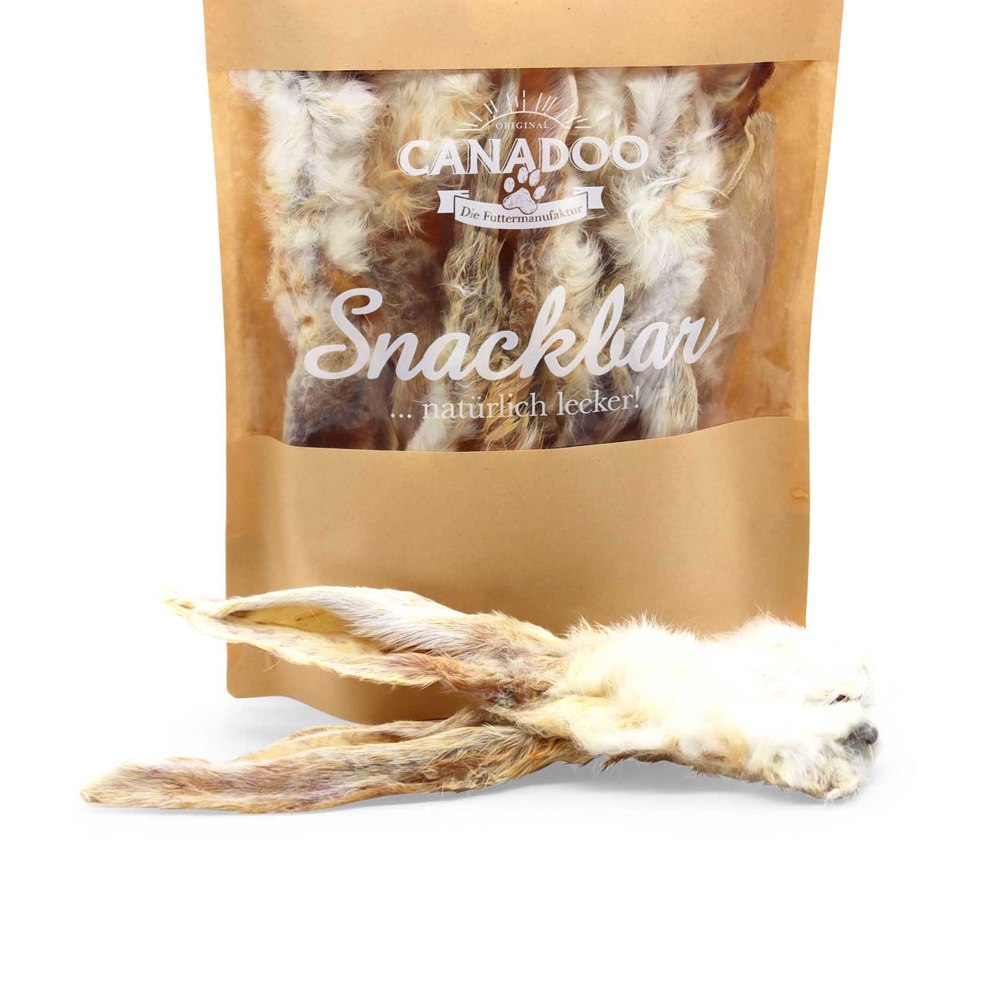 HealthyDog Canadoo Hasenohren mit Fell