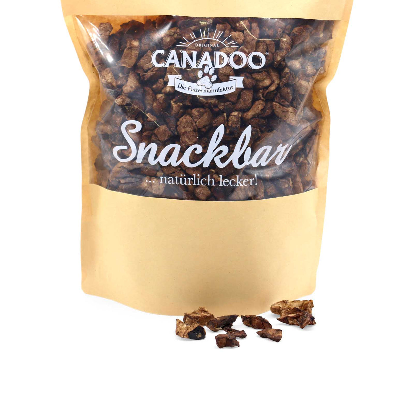 HealthyDog Canadoo natürliche Trainingssnacks Rinderlunge