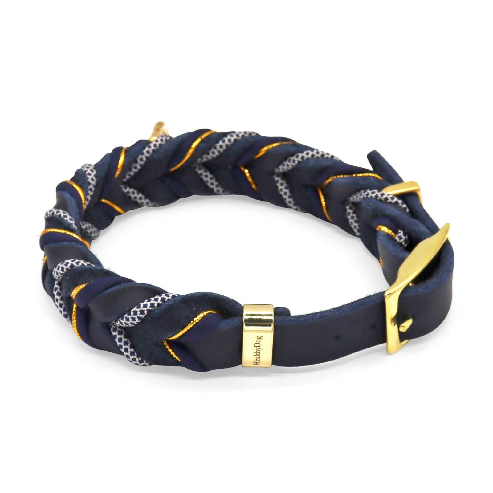HealthyDog Lederhalsband "Yoshi"