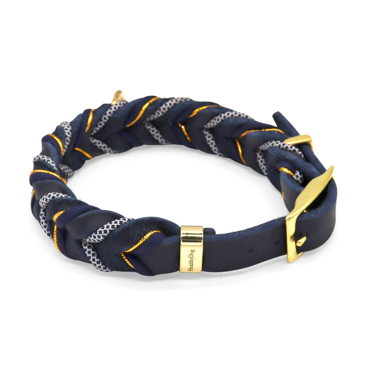 HealthyDog Lederhalsband "Yoshi"
