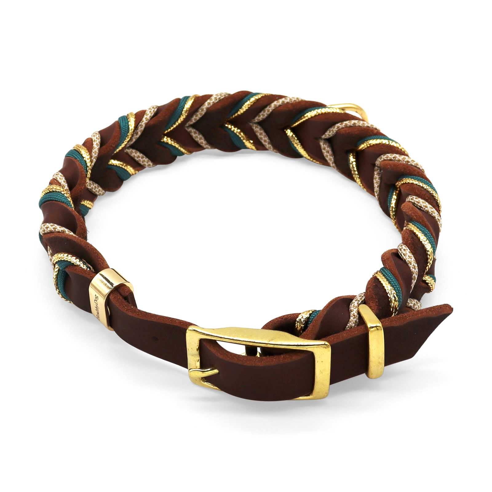 HealthyDog Lederhalsband "Jay"