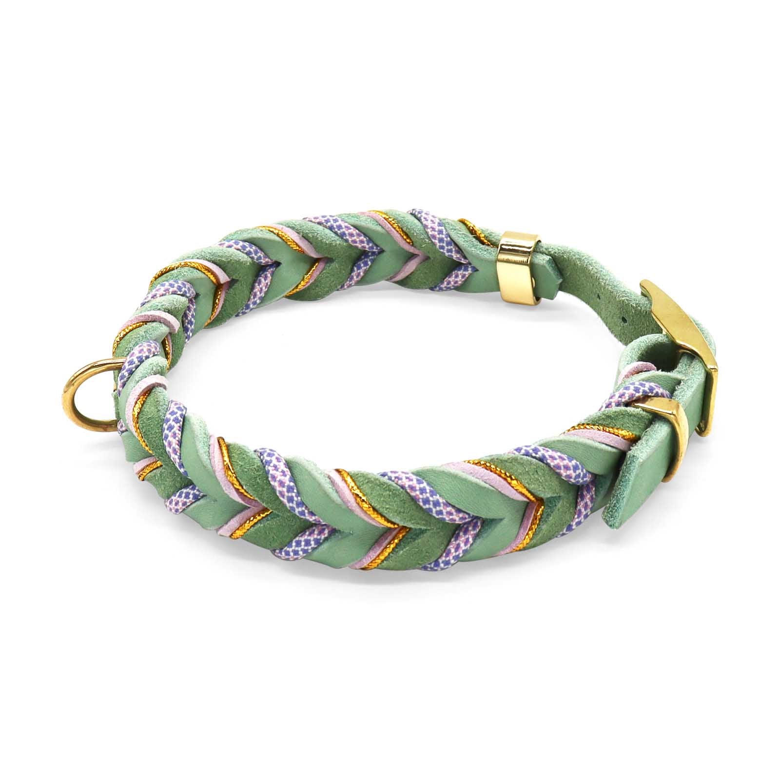 HealthyDog Lederhalsband "Aura"
