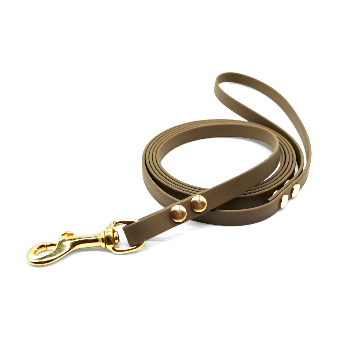 HealthyDog Biothane Leine "olive"