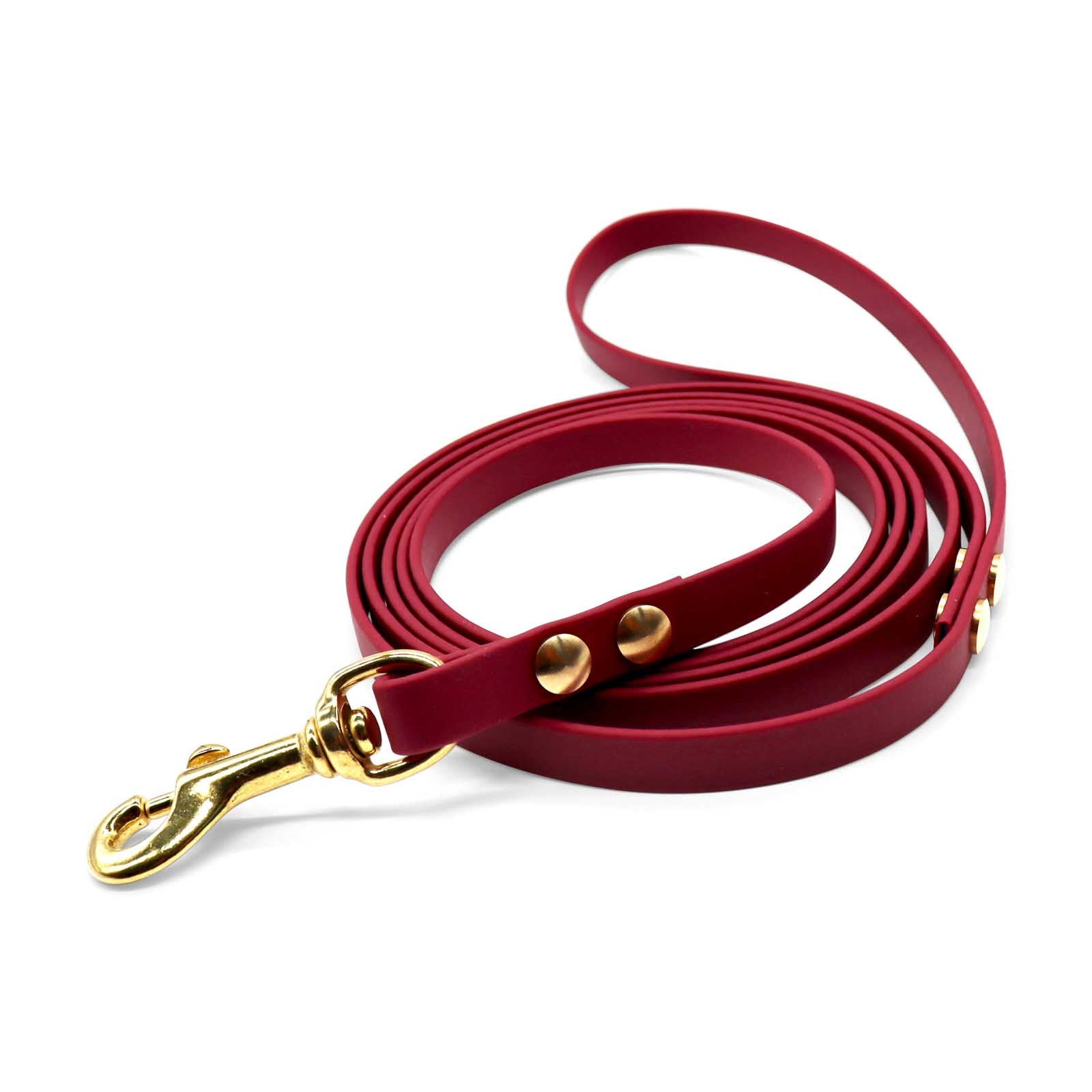 HealthyDog Biothane Leine "wine"