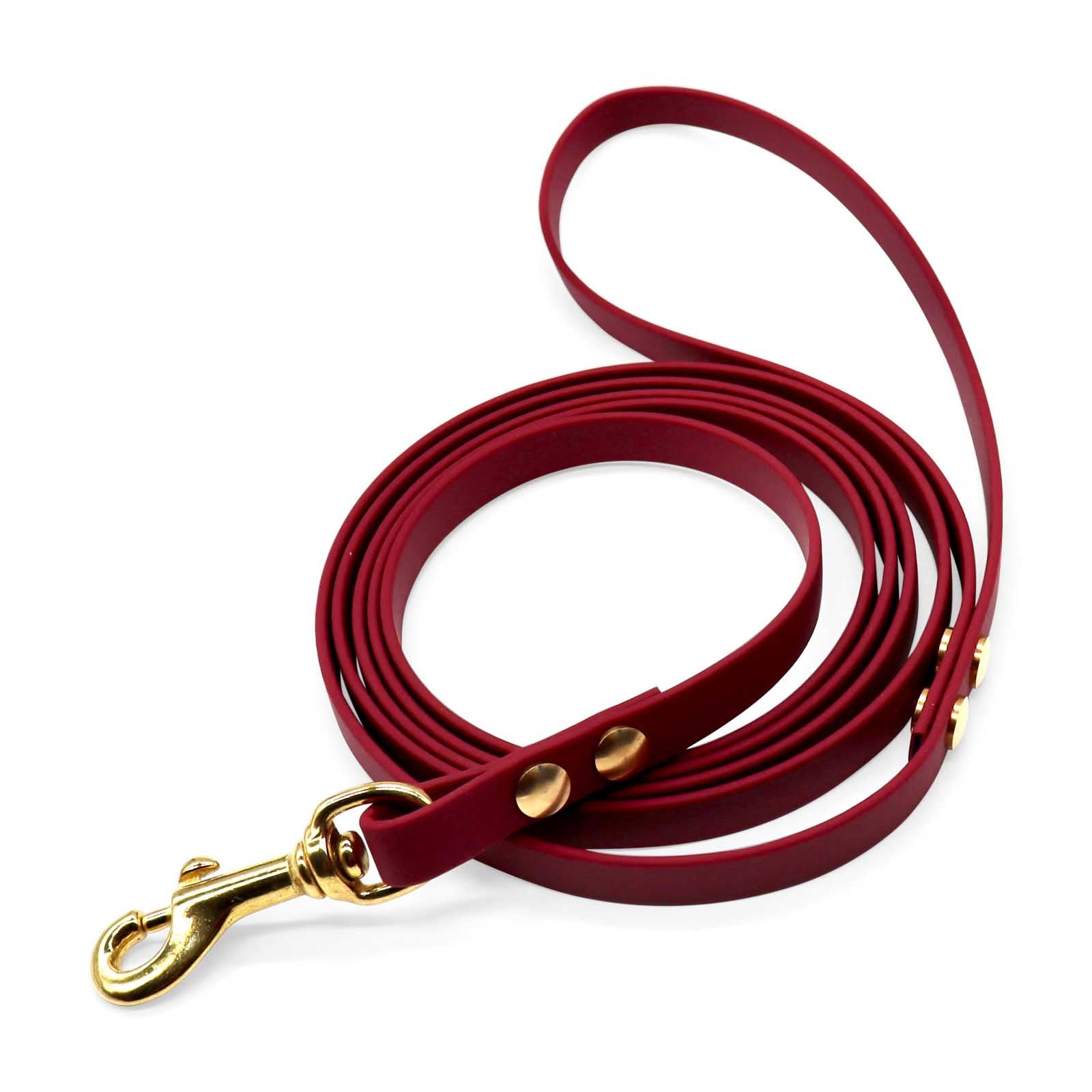HealthyDog Biothane Leine "wine"