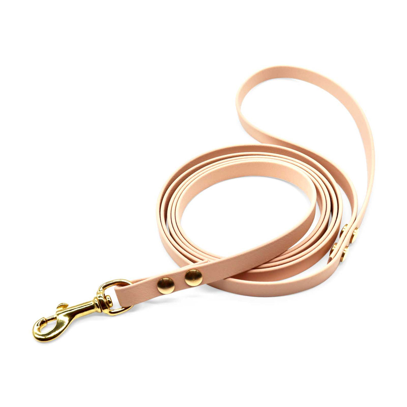 HealthyDog Biothane Leine "powder tan"