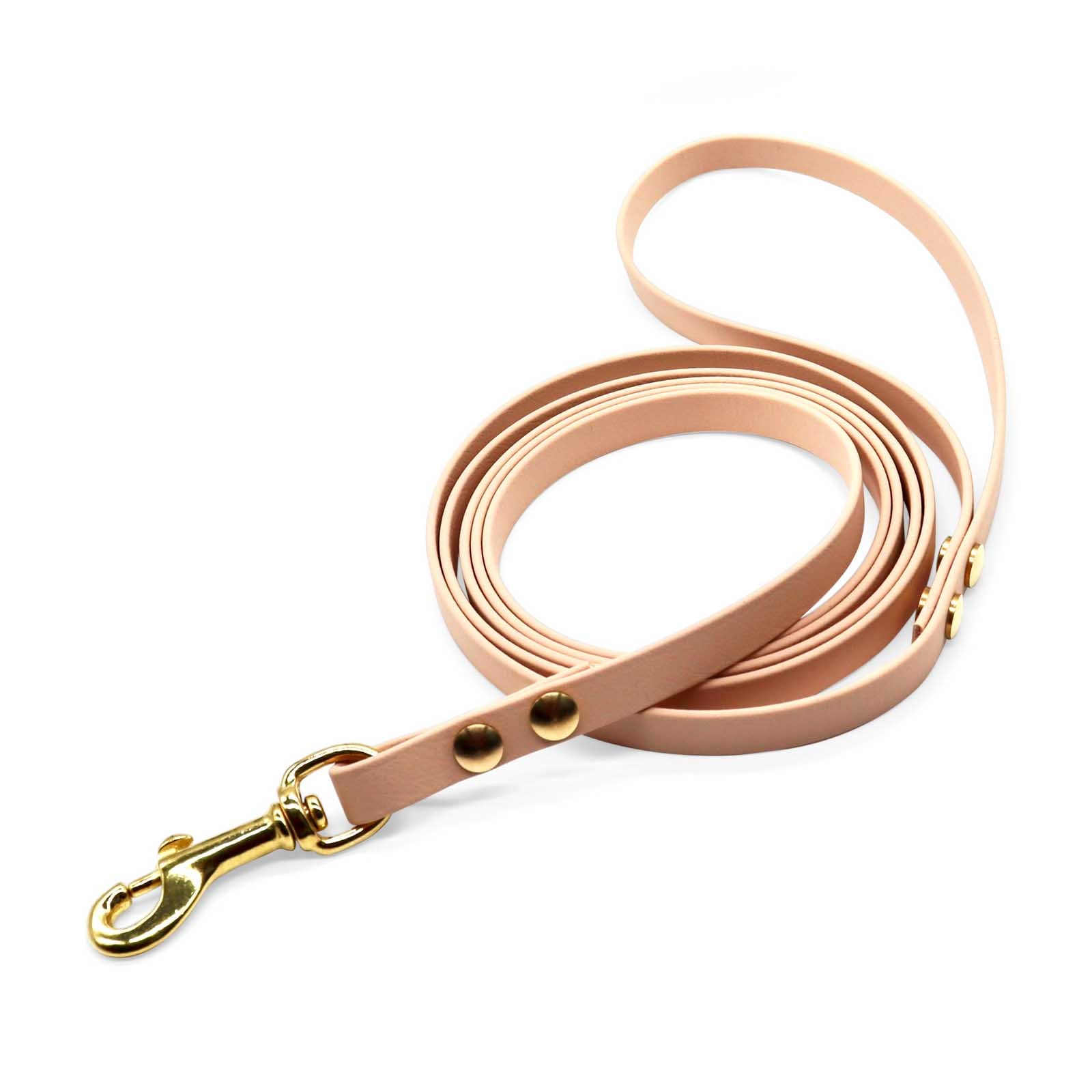 HealthyDog Biothane Leine "powder tan"