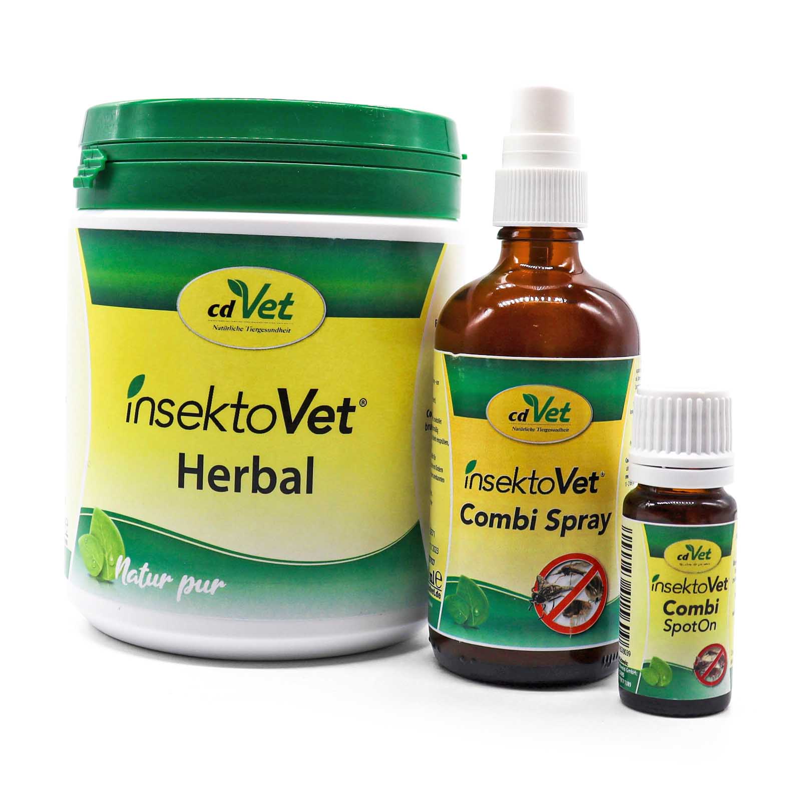 HealthyDog cdVet insektoVet Herbal Combi Spray Combi Spot on
