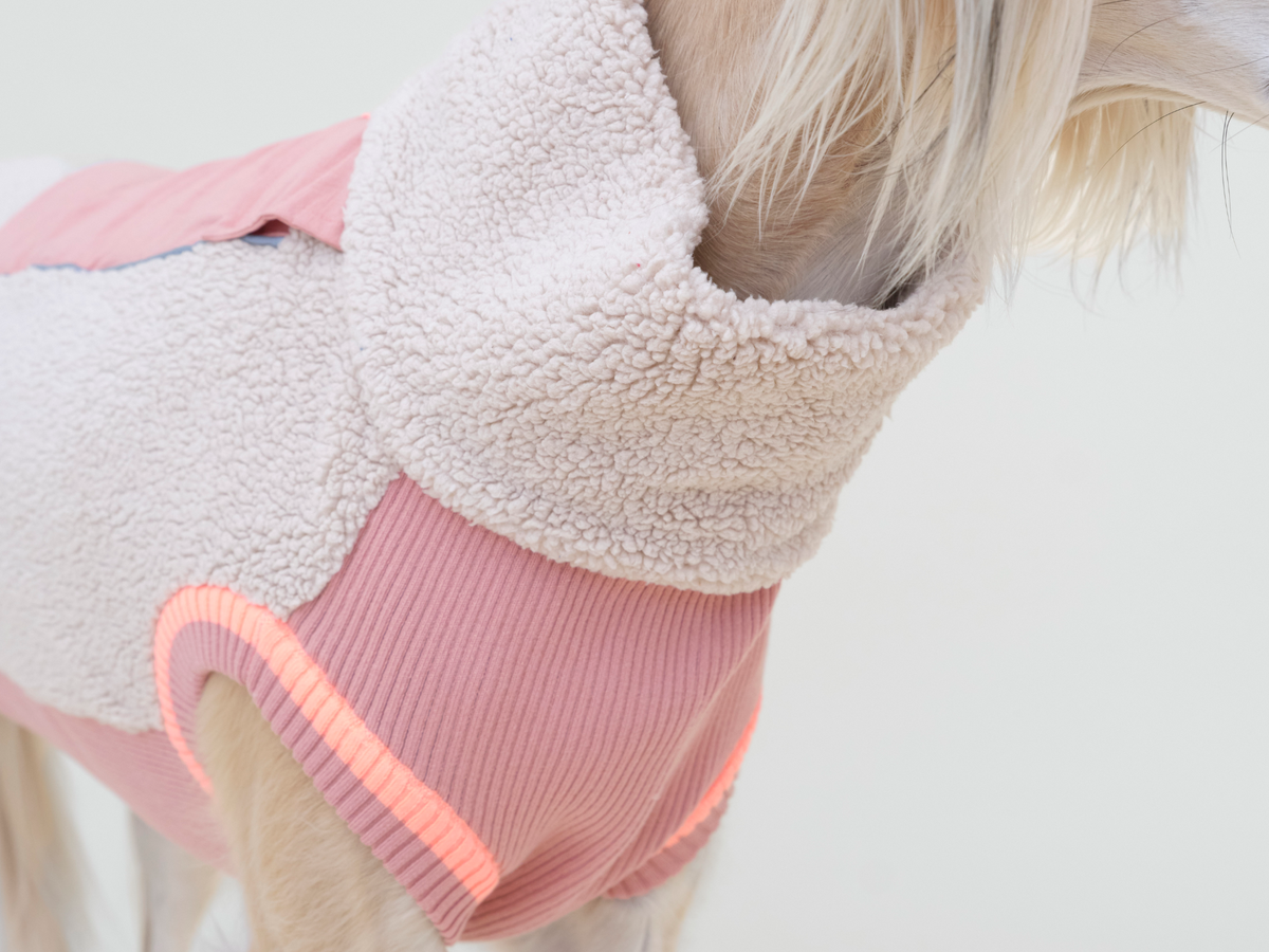 lumiies® Hundepullover warm aus Teddy-Sherpa-Fleece "2 verschiedene Farben"