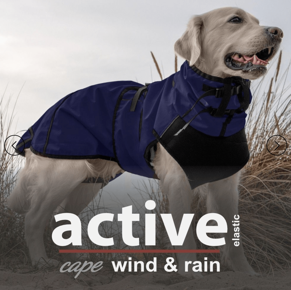 HealthyDog actionfactory active cape elastic wind & rain dark blue