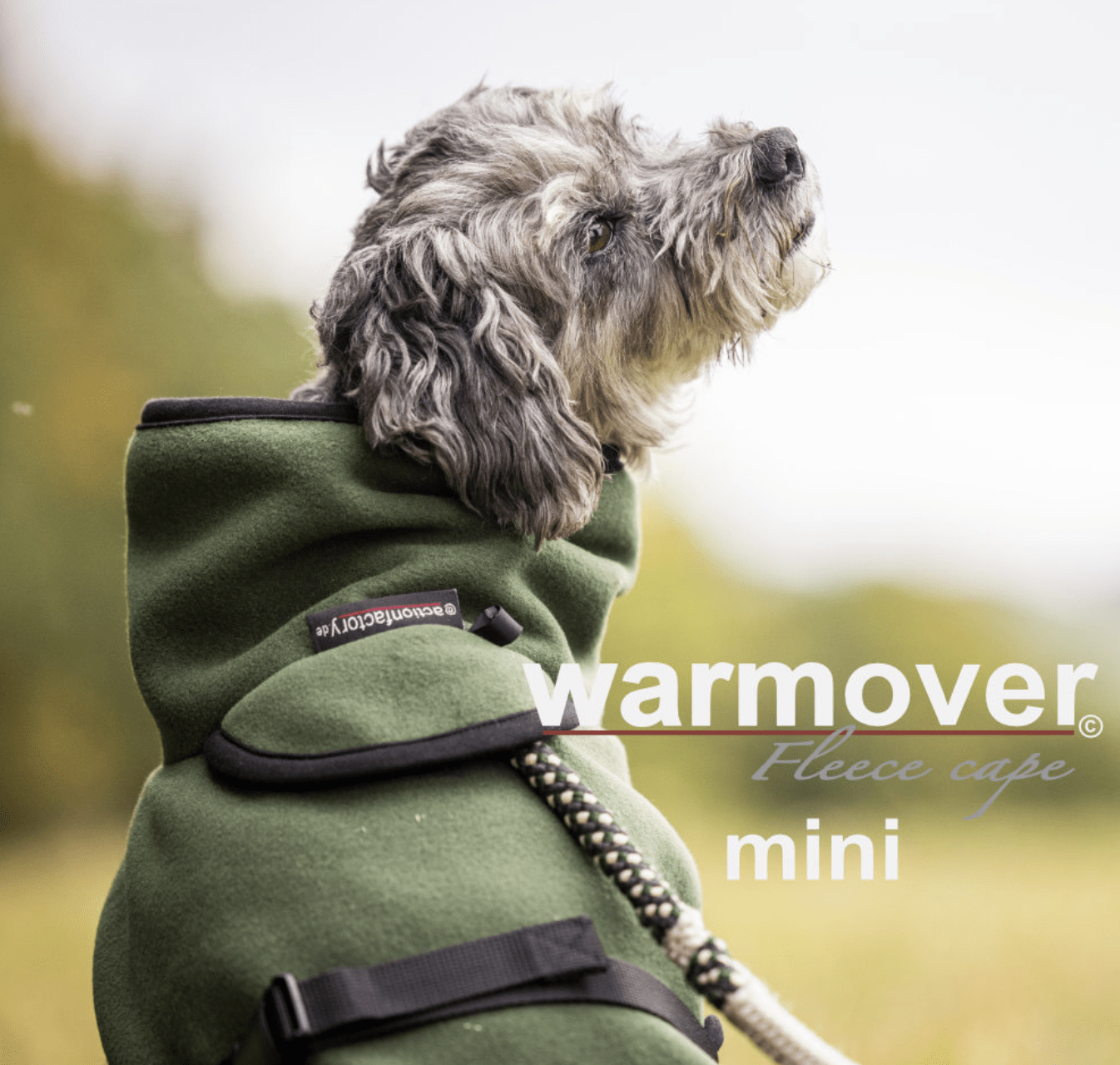 actionfactory Warmover fleece cape pine green