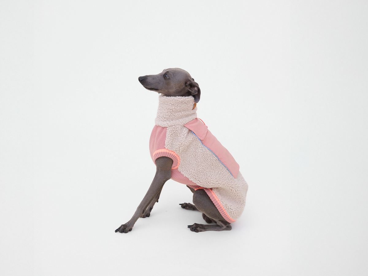 lumiies® Hundepullover warm aus Teddy-Sherpa-Fleece "2 verschiedene Farben"