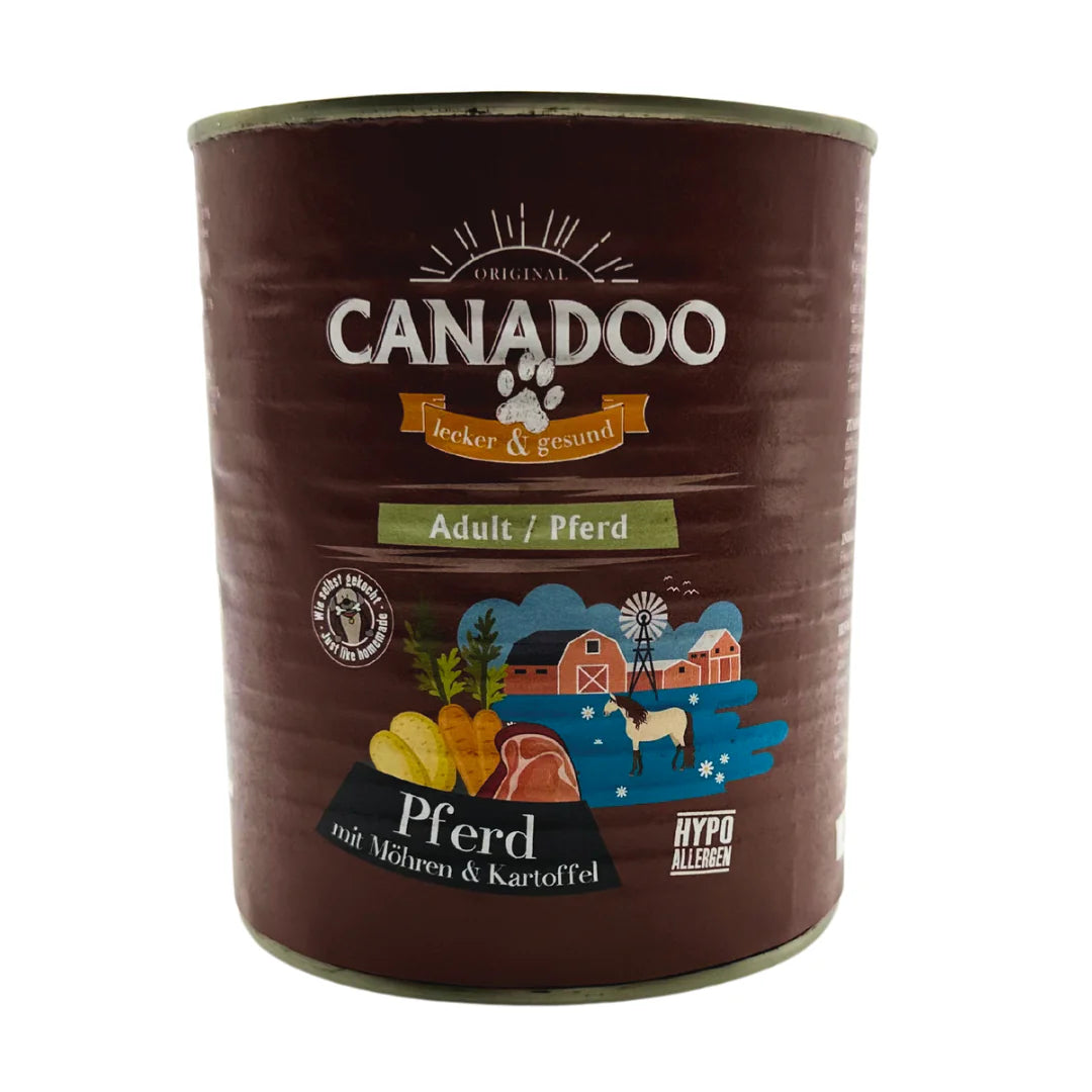 HealthyDog Canadoo Nassfutter Pferd