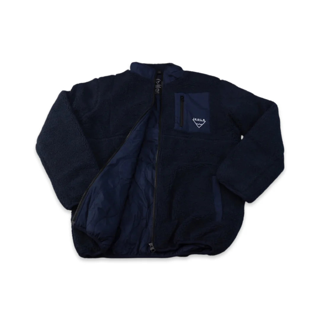 HealthyDog ISOLA Bearfleece Jacke blau