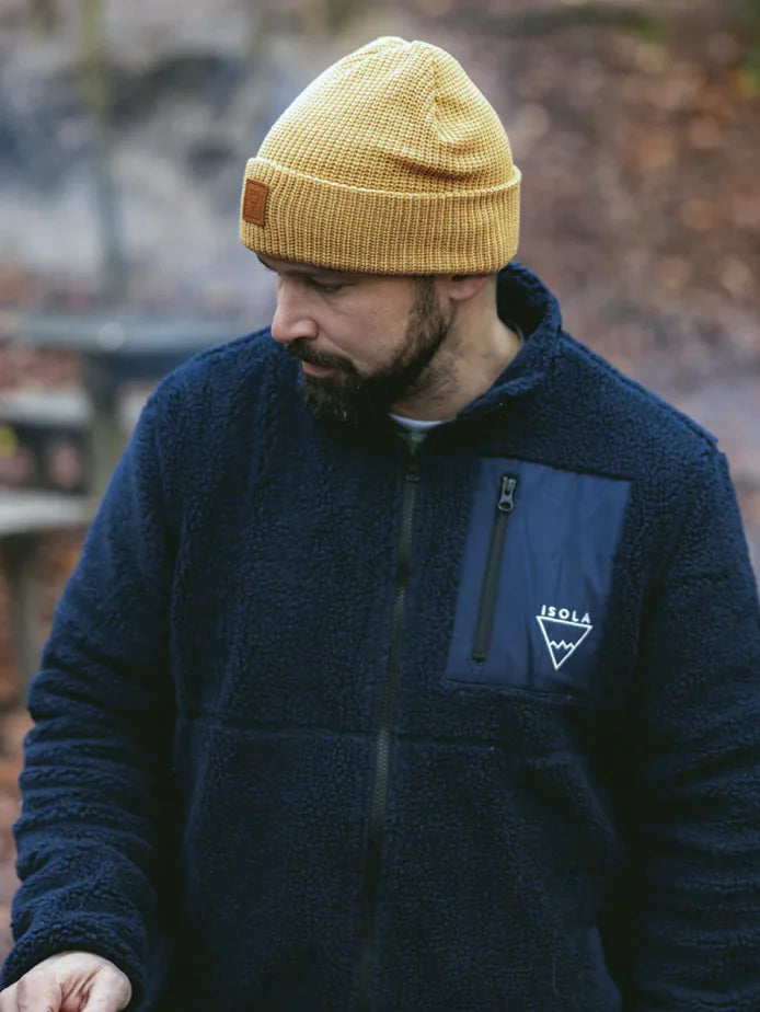 HealthyDog ISOLA Bearfleece Jacke blau