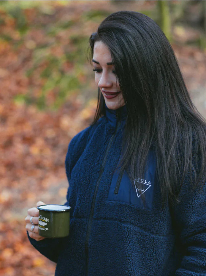 HealthyDog ISOLA Bearfleece Jacke blau