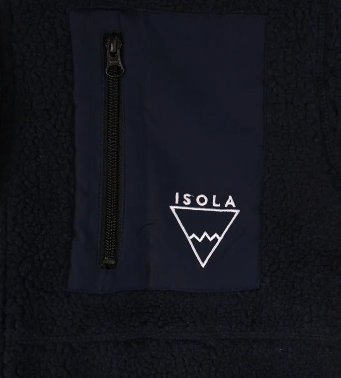 HealthyDog ISOLA Bearfleece Jacke blau