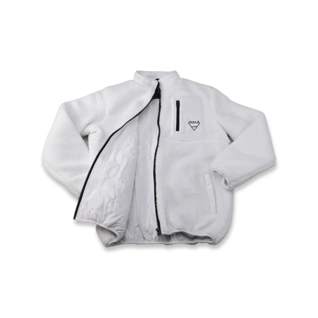 HealthyDog ISOLA Bearfleece Jacke weiss