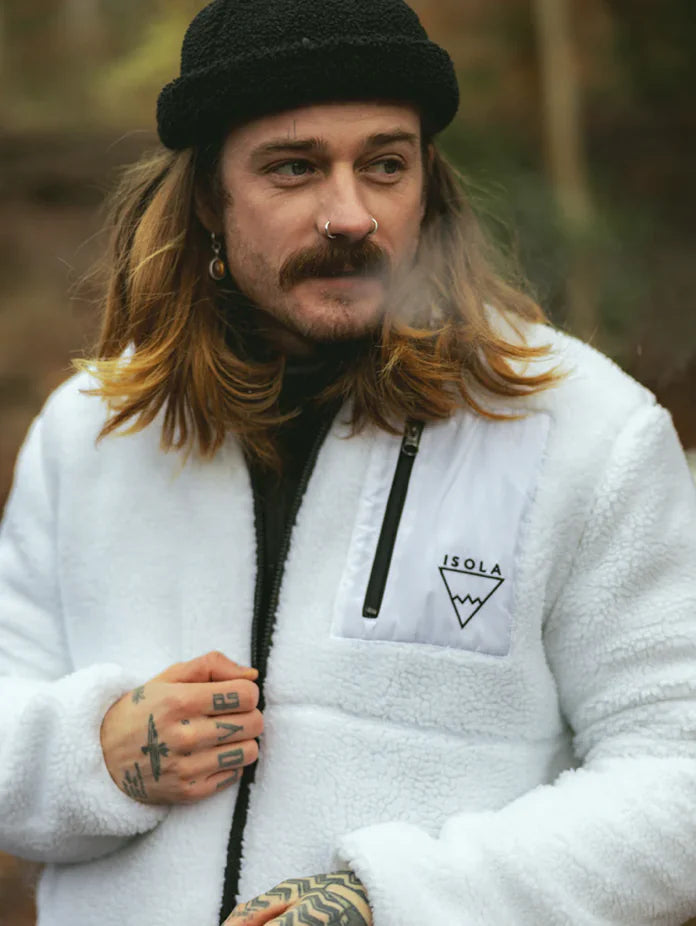 HealthyDog ISOLA Bearfleece Jacke weiss