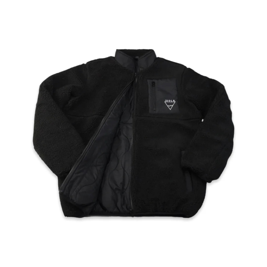 ISOLA Bearfleece Revolution Jacke schwarz