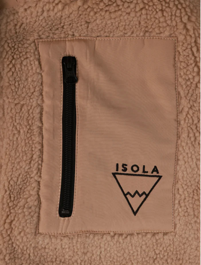 HealthyDog ISOLA Bearfleece Jacke beige