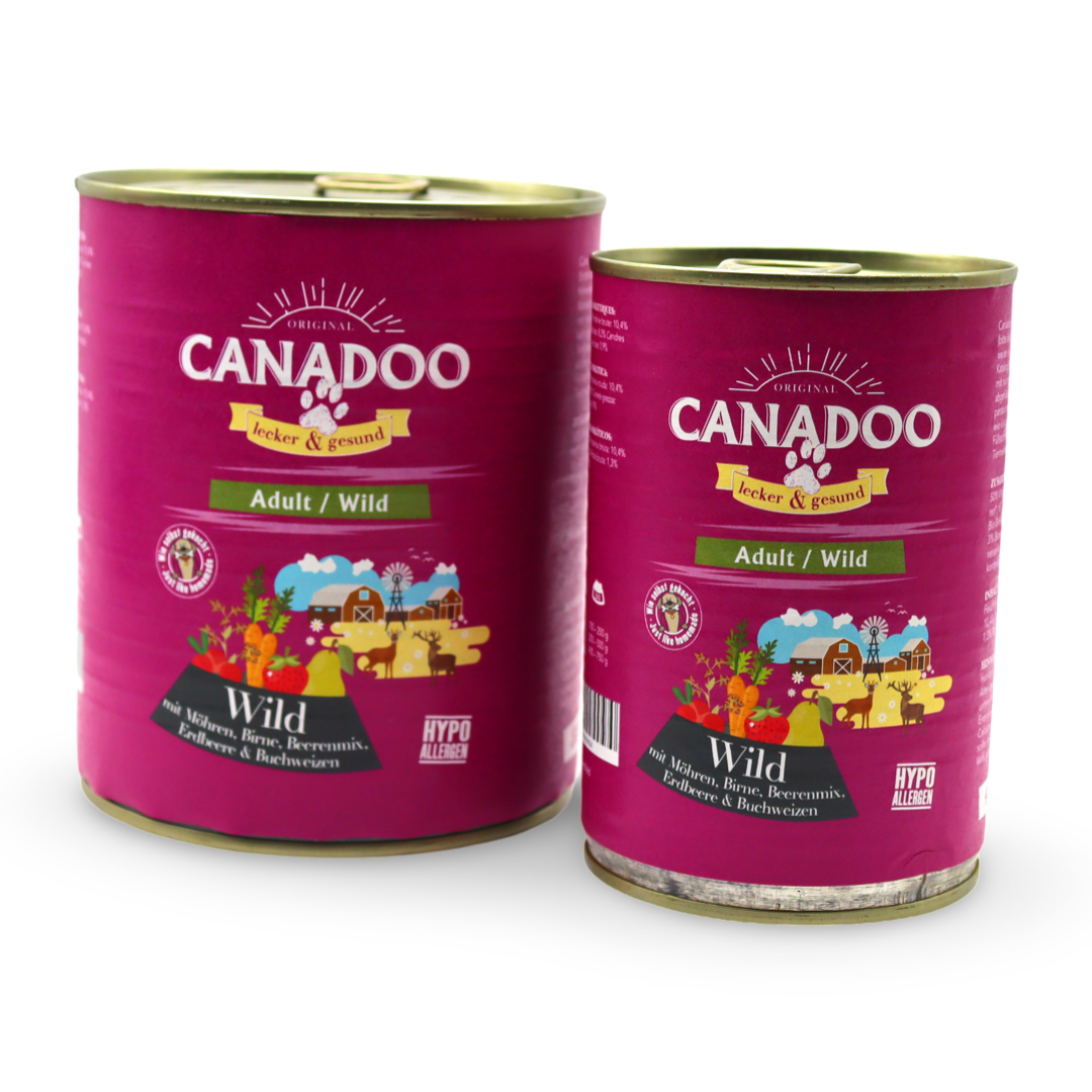 Canadoo Adult Wild mit Möhren, Birne & Beerenmix HYPOALLERGEN