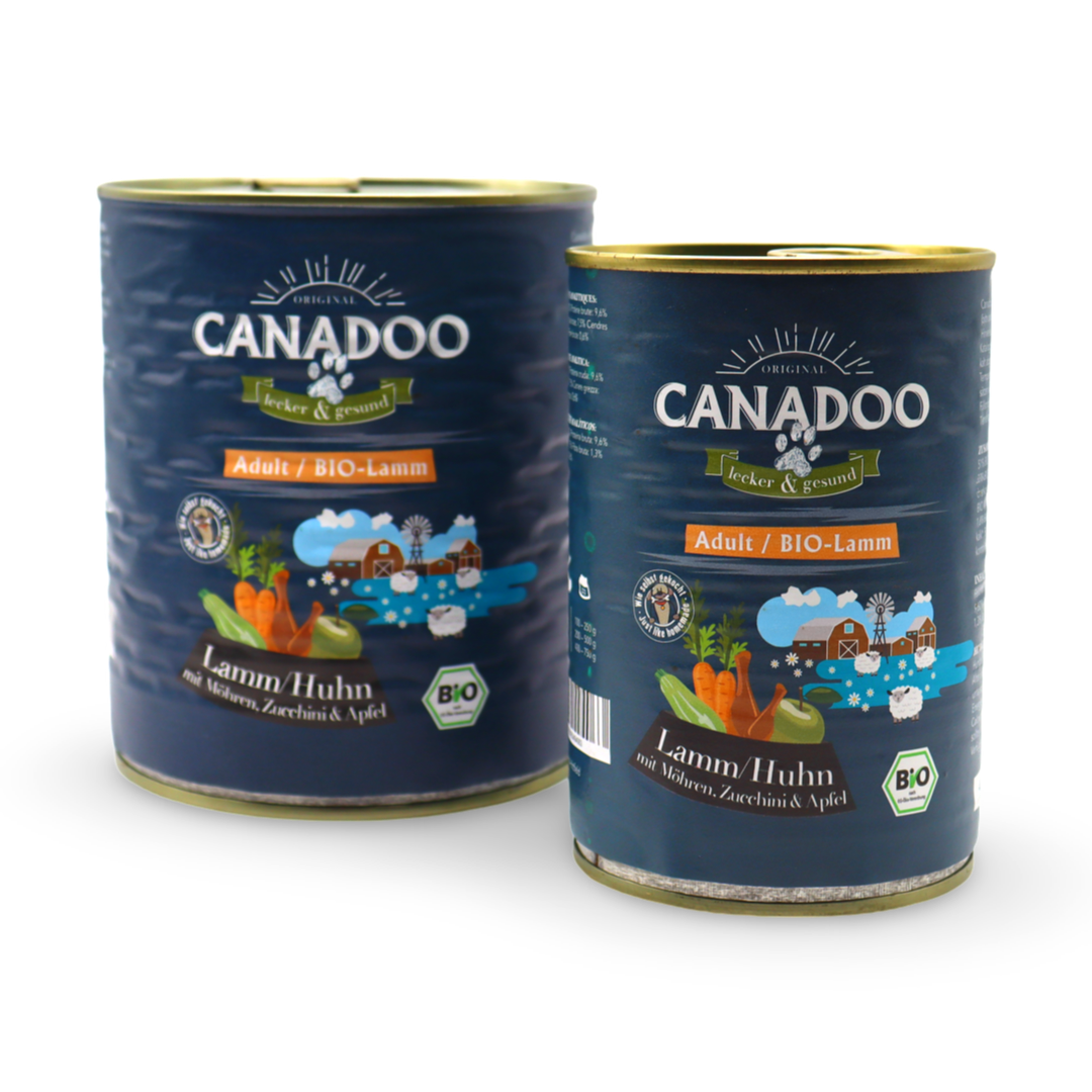 Canadoo Adult Bio Lamm/Huhn mit Möhren, Zucchini & Apfel