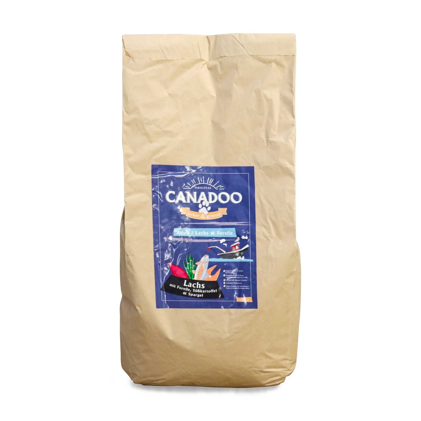 HealthyDog Canadoo Adult Trockenfutter Lachs & Forelle mit Süsskartoffel & Spargel