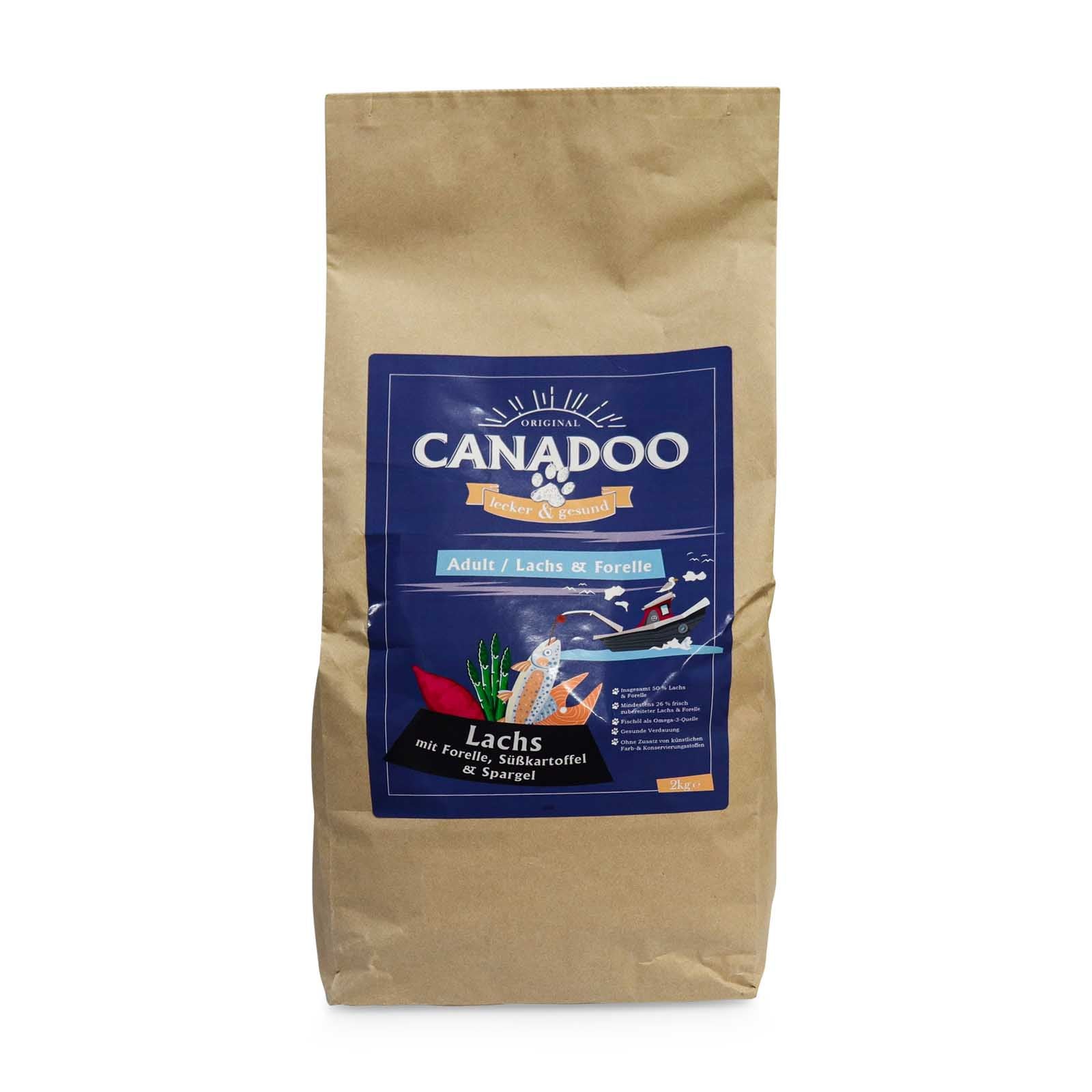 Canadoo Adult Lachs & Forelle mit Süsskartoffel & Spargel