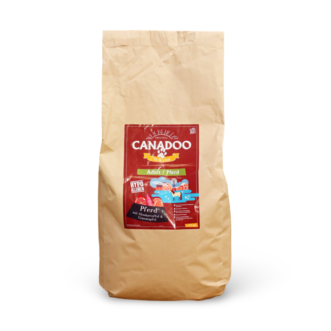 Canadoo Adult Hypoallergen Pferd mit Süsskartoffel & Granatapfel