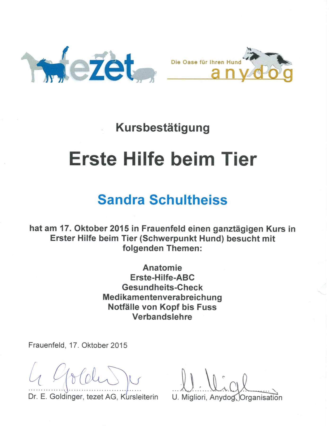 Zertifikate werden geladen