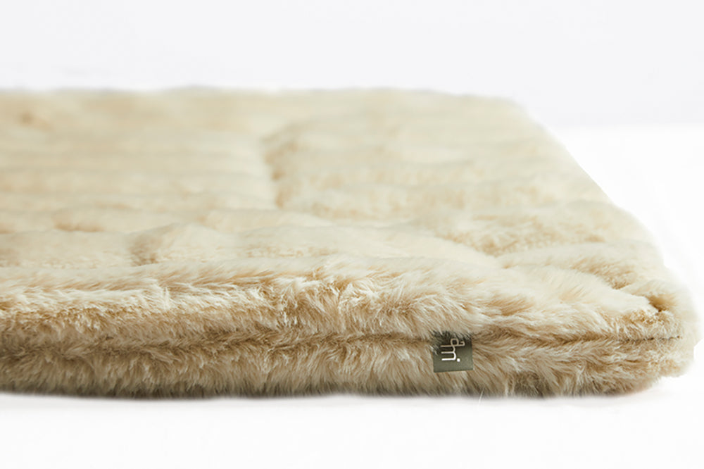 HealthyDog ammi for Dogs Liegekissen Plaid Hermelin beige