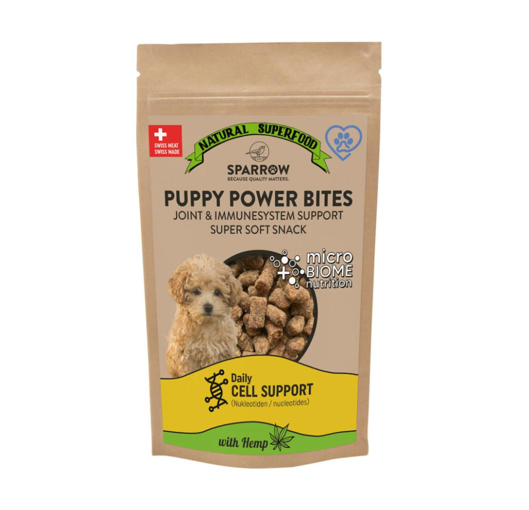 Sparrow Puppy Power Bites Nukleotiden Snack