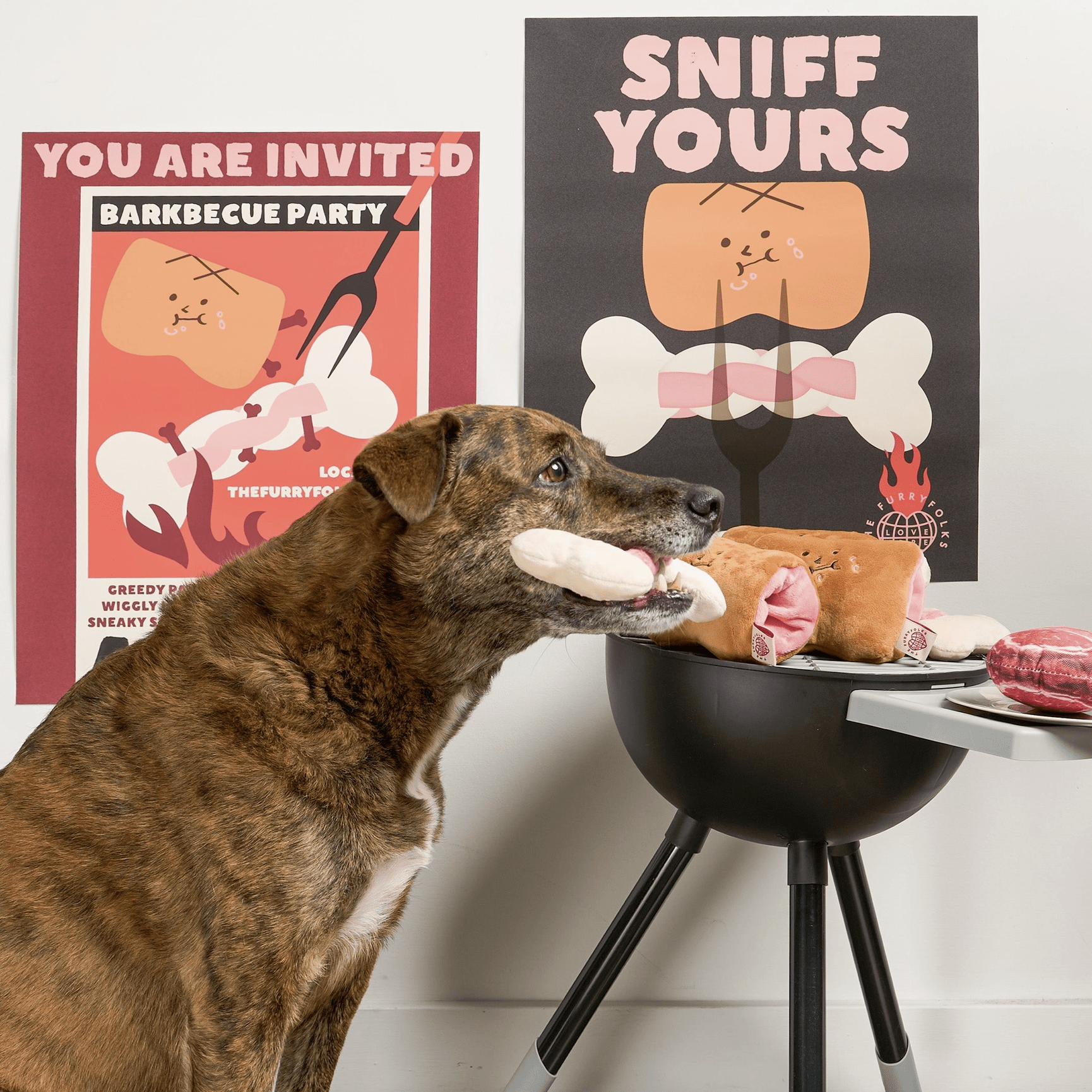 the furryfolks Nasenarbeit Hundespielzeug "Knochen"