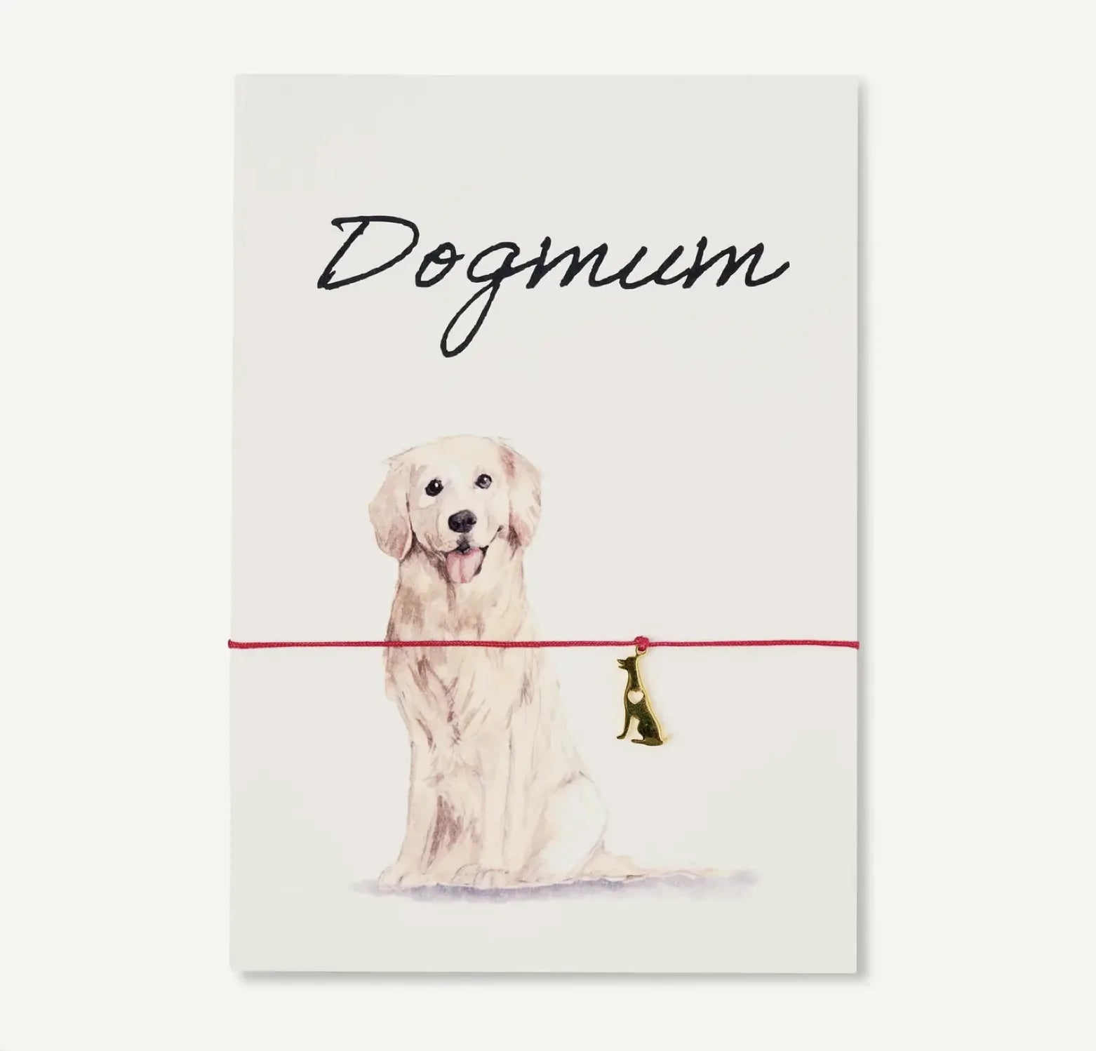 by Vivi. Armband Karte "Dogmum"