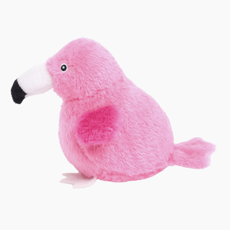 ZippyPaws Hundespielzeug 2 in 1 Birdiez "Flamingo"